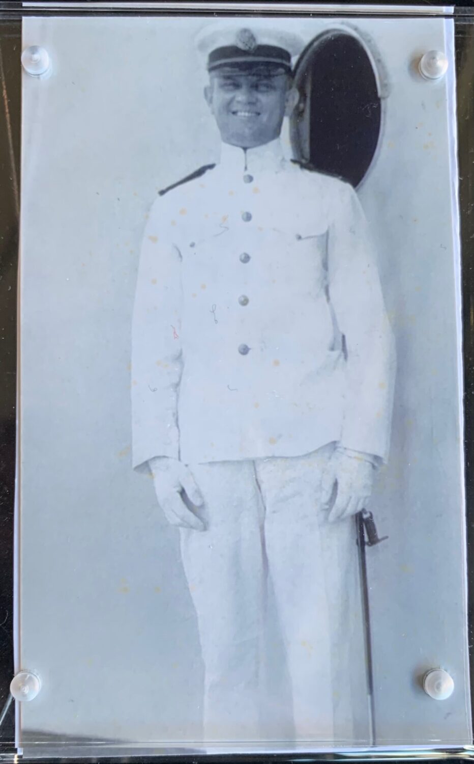 John Connolly in his dress whites. (U.S. Navy)