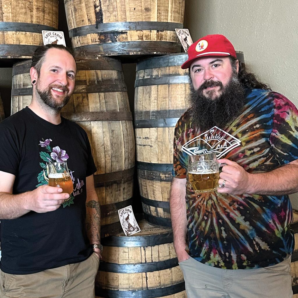 Jesse Scheitler and Tom Silbernagel, Co-Founders of Lost Cabin Beer Company.