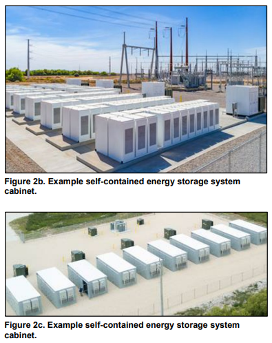 Examples of energy storage systems. (Courtesy of Public Utilities Commission)