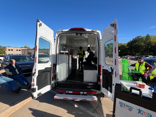 Vans are specially designed and equipped to provide immunizations, test for sexually transmitted diseases such as syphilis, as well as provide screenings, prenatal care and other support. (Courtesy of South Dakota Department of Health)