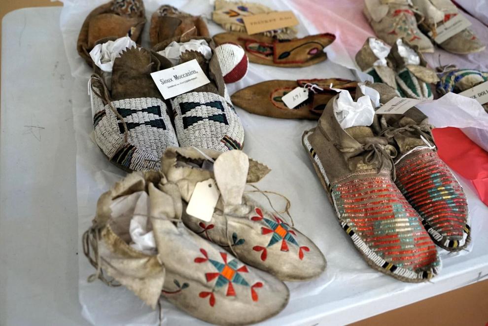 The Woods Memorial Library in Barre, Massachusetts, repatriated over 150 items to a group of Wounded Knee Massacre descendants. (Photo courtesy of Cedric Broken Nose)