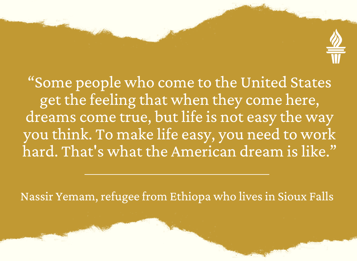 For increasing number of immigrants, a 'new life in America' starts in South Dakota