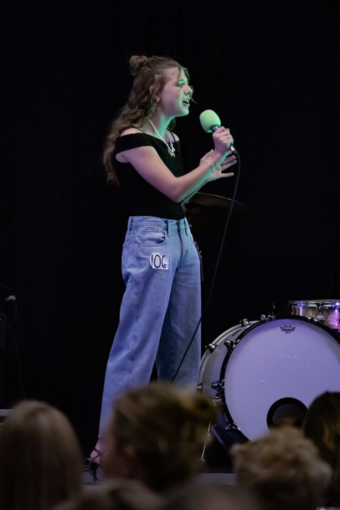 Pictured is Nikki Wendt, top 10 vocal winner. Photo by Julian Bies