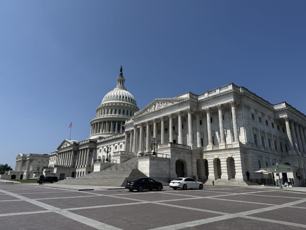 The U.S. Capitol building in Washington, D.C., is pictured on Sunday, June 29, 2025, as the reconciliation package was under debate. (Photo by Jennifer Shutt/States Newsroom)