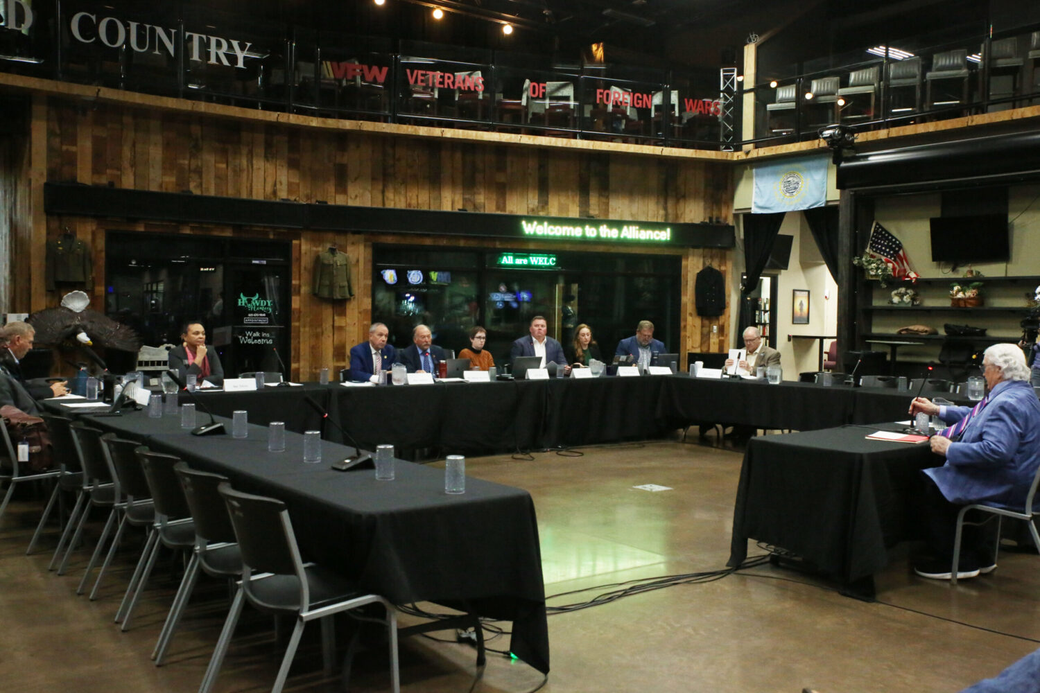 Lawmakers on the Initial Incarceration, Reentry Analysis, and Comparison of Relevant States Interim Committee meet in Sioux Falls, South Dakota, on Oct. 29, 2025. (Photo by Makenzie Huber/South Dakota Searchlight)