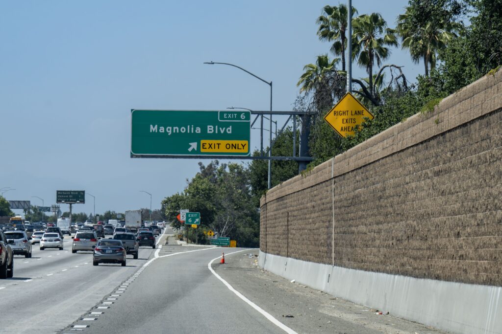 Highway 170 in North Hollywood, California. (Photo by Trevor Srednick/Getty Images)