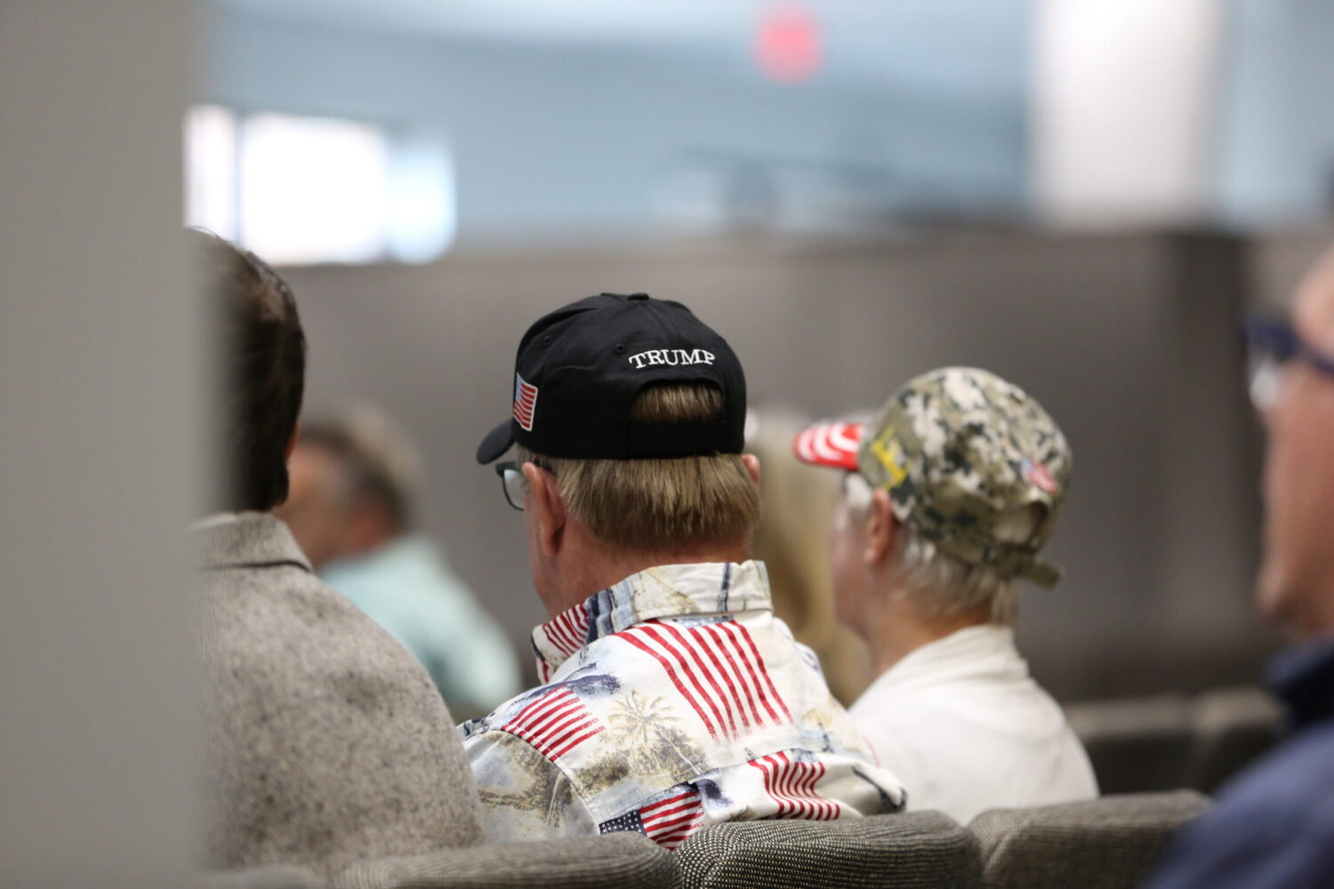 Attendees listen as Rick Weible, who advocates for hand counting elections in South Dakota, briefs them on how to hand count an election during an event in Sioux Falls on Nov. 14, 2025. (Photo by Joshua Haiar/South Dakota Searchlight)