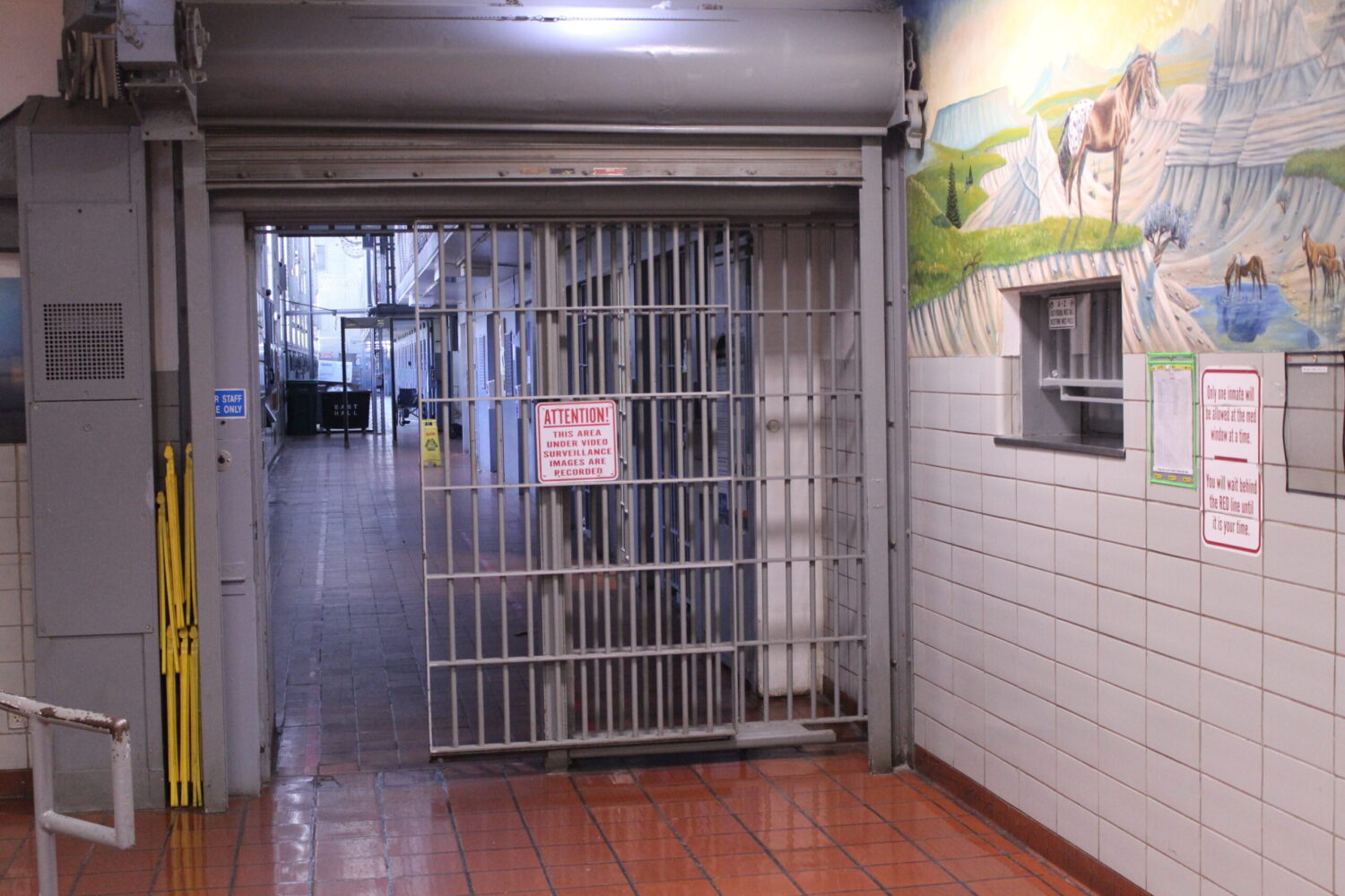 The entrance to the South Dakota State Penitentiary’s East Hall. (Courtesy of South Dakota Department of Corrections)